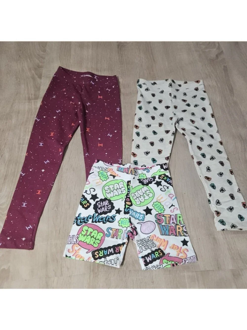 Lot Of Girls Size 4 / 5 Clothes & Pjs School Nwot Disney Marvel Leggings Tshirts